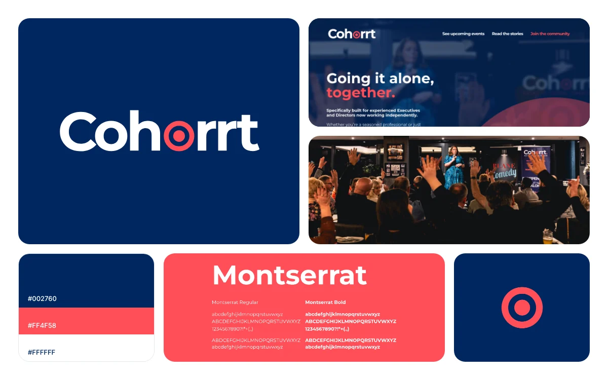 Cohorrt brand and website work