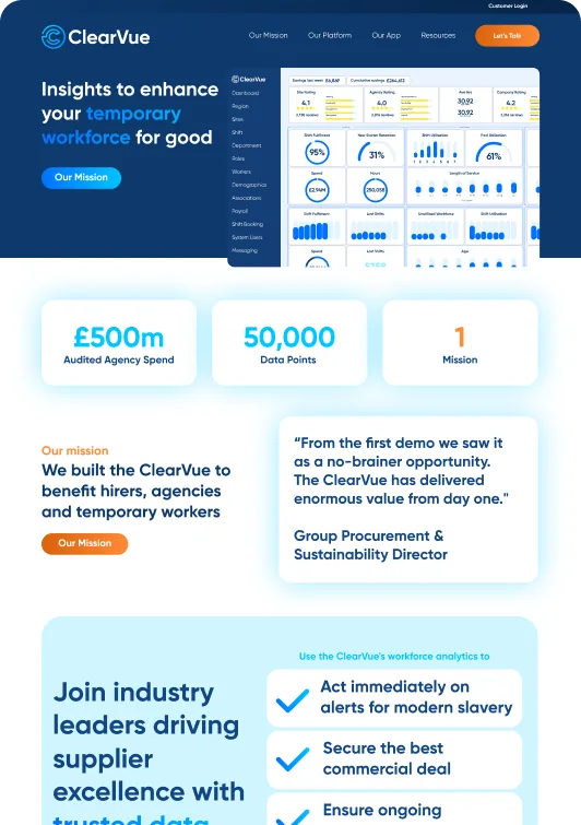 ClearVue website